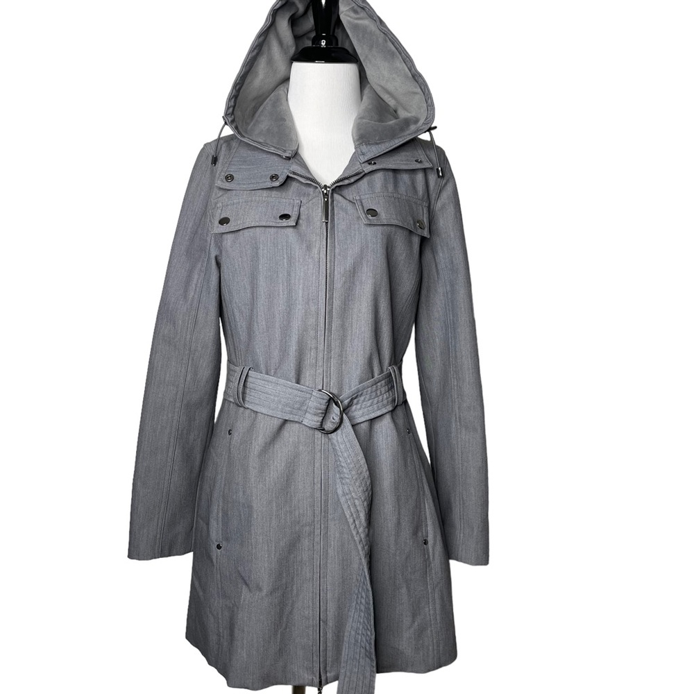 Metro by Kristen Blake Gray Trench Coat S
